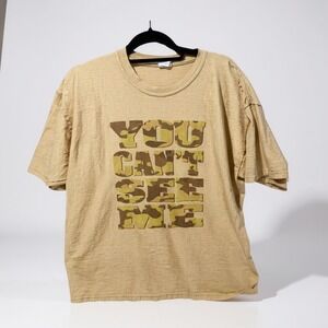 Mens XL YOU CANT SEE ME Camo Graphic Tee DryBlend